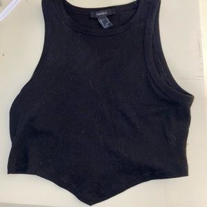 Forever 21 triangle cut crop top